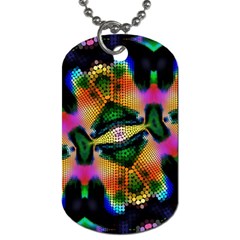 Butterfly Color Pop Art Dog Tag (one Side) by Sapixe