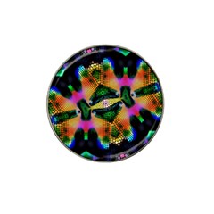 Butterfly Color Pop Art Hat Clip Ball Marker (4 Pack) by Sapixe