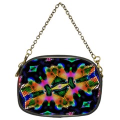 Butterfly Color Pop Art Chain Purses (one Side)  by Sapixe