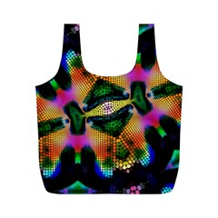 Butterfly Color Pop Art Full Print Recycle Bags (m)  by Sapixe