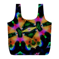 Butterfly Color Pop Art Full Print Recycle Bags (l)  by Sapixe