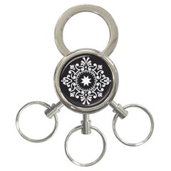 Table Pull Out Computer Graphics 3-Ring Key Chains