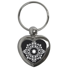 Table Pull Out Computer Graphics Key Chains (Heart) 