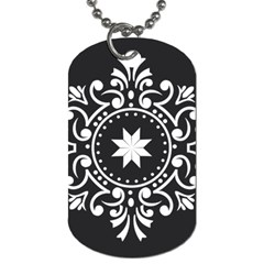 Table Pull Out Computer Graphics Dog Tag (Two Sides)