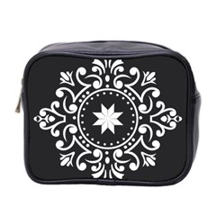 Table Pull Out Computer Graphics Mini Toiletries Bag 2-Side