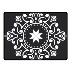 Table Pull Out Computer Graphics Fleece Blanket (Small)