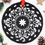 Table Pull Out Computer Graphics Ornament (Round Filigree) Front