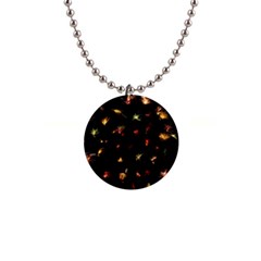 Fireworks Christmas Night Dark Button Necklaces by Sapixe