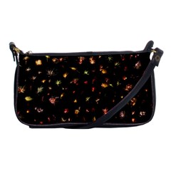 Fireworks Christmas Night Dark Shoulder Clutch Bags by Sapixe