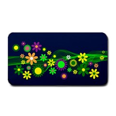 Flower Power Flowers Ornament Medium Bar Mats by Sapixe