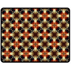 Kaleidoscope Image Background Double Sided Fleece Blanket (Medium) 