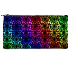 Rainbow Grid Form Abstract Pencil Cases by Sapixe