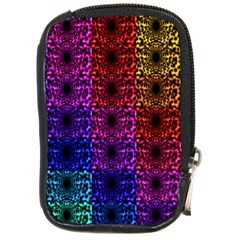 Rainbow Grid Form Abstract Compact Camera Cases by Sapixe