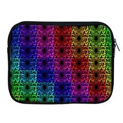 Rainbow Grid Form Abstract Apple Ipad 2/3/4 Zipper Cases by Sapixe