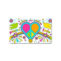 Love Peace Feelings Nature Magnet (name Card) by Sapixe