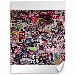 Sticker Wall Color Paper Decoration Canvas 36  X 48   by Sapixe