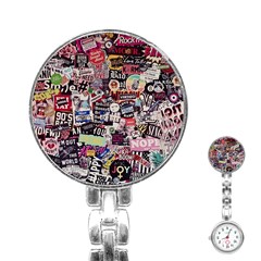 Sticker Wall Color Paper Decoration Stainless Steel Nurses Watch by Sapixe