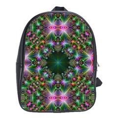 Kaleidoscope Digital Kaleidoscope School Bag (large) by Sapixe