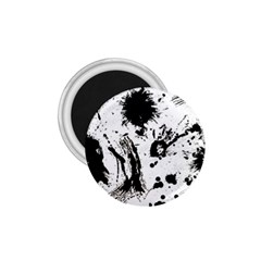 Pattern Color Painting Dab Black 1 75  Magnets by Sapixe