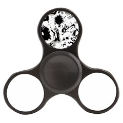 Pattern Color Painting Dab Black Finger Spinner