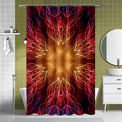 Fractal Abstract Artistic Shower Curtain 48  X 72  (small)  by Sapixe