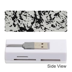 Fabric Texture Painted White Soft Memory Card Reader (stick)  by Sapixe