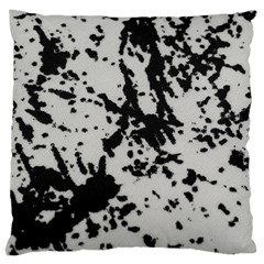 Fabric Texture Painted White Soft Large Cushion Case (two Sides) by Sapixe