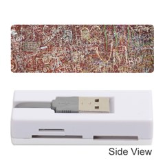 Metal Article Figure Old Red Wall Memory Card Reader (stick) 