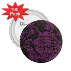 Purple Black Red Fabric Textile 2 25  Buttons (100 Pack)  by Sapixe