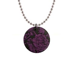 Purple Black Red Fabric Textile Button Necklaces by Sapixe