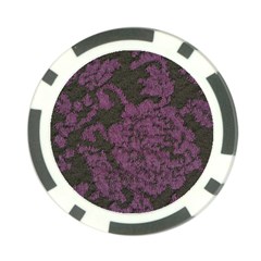 Purple Black Red Fabric Textile Poker Chip Card Guard (10 Pack) by Sapixe