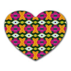 Artwork By Patrick-colorful-2-3 Heart Mousepads by ArtworkByPatrick