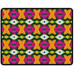 ARTWORK BY PATRICK-COLORFUL-2-3 Fleece Blanket (Medium) 