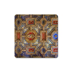 Church Ceiling Box Ceiling Painted Square Magnet by Sapixe