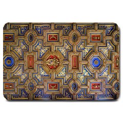 Church Ceiling Box Ceiling Painted Large Doormat  by Sapixe