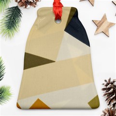 Fabric Textile Texture Abstract Bell Ornament (two Sides) by Sapixe