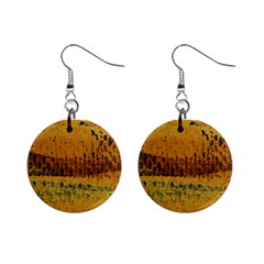 Fabric Textile Texture Abstract Mini Button Earrings