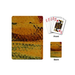 Fabric Textile Texture Abstract Playing Cards (mini)  by Sapixe