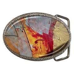 Painting Macro Color Oil Paint Belt Buckles by Sapixe