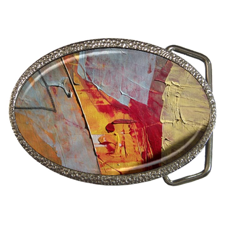 Painting Macro Color Oil Paint Belt Buckles