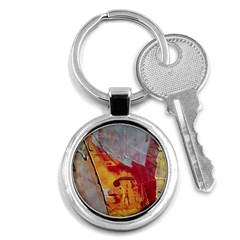 Painting Macro Color Oil Paint Key Chains (round)  by Sapixe