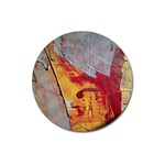 Painting Macro Color Oil Paint Magnet 3  (Round) Front