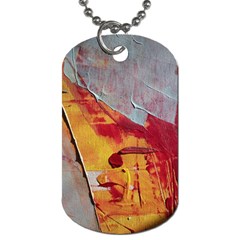 Painting Macro Color Oil Paint Dog Tag (one Side) by Sapixe