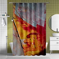 Painting Macro Color Oil Paint Shower Curtain 48  X 72  (small)  by Sapixe