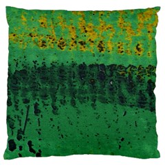 Green Fabric Textile Macro Detail Standard Flano Cushion Case (two Sides) by Sapixe