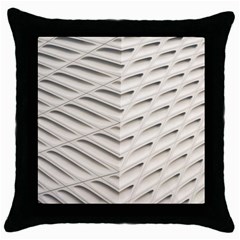 Backround Pattern Texture Dimension Throw Pillow Case (black) by Sapixe