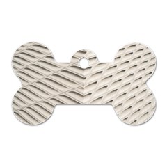 Backround Pattern Texture Dimension Dog Tag Bone (one Side) by Sapixe