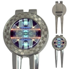 Abstract Glow Kaleidoscopic Light 3-in-1 Golf Divots