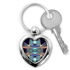 Abstract Glow Kaleidoscopic Light Key Chains (Heart) 