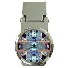 Abstract Glow Kaleidoscopic Light Money Clip Watches